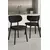 HANAH HOME Set stolica (6 delova) Toldy Anthracite Brown