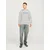 JACK & JONES Majica JJALVIS  modra / pegasto siva