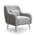 Atelier del Sofa Fotelja Sevilla Siva