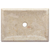 Umivaonik krem boje 50 x 35 x 10 cm mramorni