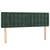 Vidaxl Box spring postelja z vzmetnico temno zelena 140x200 cm žamet