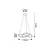 Rabalux Visilica Castiel, LED 36W, 3000K, 56x35cm, Zlatne boje