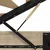 Vidaxl Ottomanska postelja Sonoma hrast 203 x 100 x 25 cm