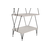 Hanah Home Polica 48x165x31cm Bela