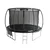 LEAN Sport Max 16ft trampolin črno-zelena