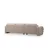 Atelier del Sofa Ugaona garnitura Lily 97x73x290cm Krem