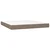 Box spring postelja z vzmetnico LED taupe 160x200 cm blago