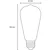 LED filament sijalica dimabilna toplo bela 8W