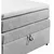 MID.YOU POSTELJA BOXSPRING 120 cm x 200 cm , srebrne barve