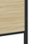 vidaXL Kovinski posteljni okvir brez vzmetnice sonoma hrast 180x200 cm