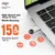 Aigo USB Flash memorija, 256GB, USB 3.2, USB 3.0, Srebrne boje