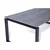 IWHOME Elegantni Vrtni Set POSEIDON - Antracit Miza + 6 Stolov MADRID