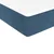 Vidaxl Box spring postelja z vzmetnico temno modra 80x200 cm žamet