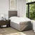 vidaXL Box spring postelja z vzmetnico taupe 90x190 cm blago