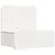 vidaXL Stenska nočna omarica s predalom 2 pcs Bela 44 x 32.5 x 40 cm