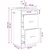 Kupaonski umivaonik s sudoperom Crni hrast 42 x 40 x 84,5 cm