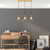 Opviq Luster Kofi-N-1094-1, 67x17x141cm, IP20, Zlatno-crne boje