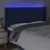 Vidaxl vidaXL Vzglavje postelje z LED modro 203x16x118/128 cm blago