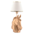OPVIQ Stona lampa Horse White Gold