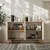 HANAH HOME Komoda Venedik Sapphire Oak White