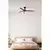 FARO 34277-11L - Plafonski ventilator KLIM M 1xE27/15W/230V orah/crna + daljinski upravljač