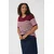 KAFFE CURVE Pulover KCLizzy jagoda/bela