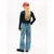 TOMMY HILFIGER Pletena jopa mornarska/bela