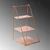 Aberto Design Stalak za nakit 16x30.5x17cm, Bronzani