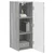 TV zidni ormar Zidne 2 pcs Siva Sonoma 30 x 31 x 80 cm