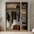 Hanah Home ormar Loren 1600-229, 135,8 cm, beli / orah