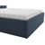 Boxxx OBLAZINJENA POSTELJA 180 cm x 200 cm , tekstil temno modra