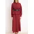 Trendyol Modest Ženska haljina Tctss26Eb00068, Bordo