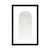 Plakat minimalistična mavrica Mid-Century - 20x30 black