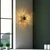 Opviq Zidna lampa Benek-15-14404, 15x18x15cm, IP20, Zlatna boje