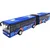 Norimpex Auto metalowe autobus przegubowy z mechanizmem Pull-Back niebieski