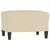 4-dijelni set sofa s jastucima krem od tkanine