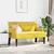 Chesterfield klupa Žuta 112 x 65,5 x 75 cm Baršun