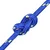 vidaXL Večnamenska uporabna vrv 20 mm 50 m Modra PP