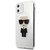 Karl Lagerfeld iPhone 11 silver Glitter Ikonik Karl (KLHCN61TPUTRIKSL)