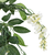 vidaXL Umetna glicinija 1470 listov 200 cm zelena in bela