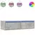 TV ormarić s LED svjetlima siva boja betona 100X35,5x25 cm