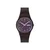 Swatch Ženski sat SO28C700, Ljubičasto kućište, Crni