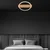Briloner 3908-014 - LED plafonsko svetlo KADA LED/14W/230V, prečnik 30 cm, crna/smeđa