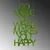 Wallity Zidna dekoracija Do More Of What Makes You Happy, 41x70 cm 6 mm, Zelena
