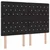 vidaXL LED Box Spring Postelja z vzmetnico Črna 140 x 200 cm Žamet