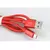 Xwave USB Micro 1.2m 2A Al /red mesh Kabl 2.0 na ,,uminium,upleten,crveni