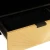TV ormar Crna i zlatna 80 x 33 x 46 cm Konstruirano drvo