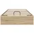 Otomanski krevet s pohranom Sonoma hrast 203 x 100 x 25 cm