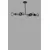 Conceptum Hypnose Luster Favori, 90 cm, 40W , Crni