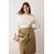Trendyol Curve Ženska bluza TBBSS24AF00037, Krem